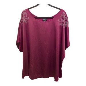Lane Bryant Wine Colored Top​​​​